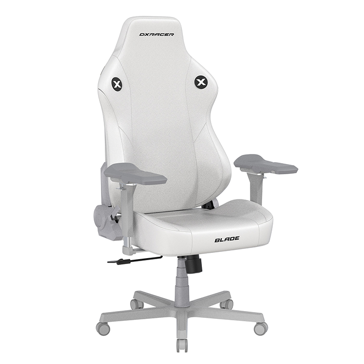 DXRACER 電競賽車椅 利刃 (6D扶手/皮面白色)